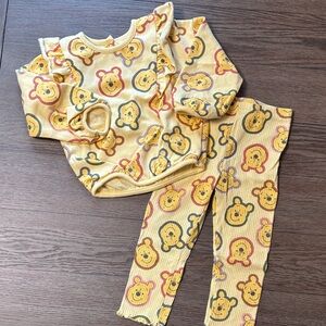 Disney Yellow and Pink Kids Matching Set